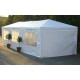 GAZEBO 9x3 M BIANCO IMPERMEABILE PER FESTE - MOD. Light 